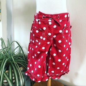 Mini Boden Long Heart Shorts